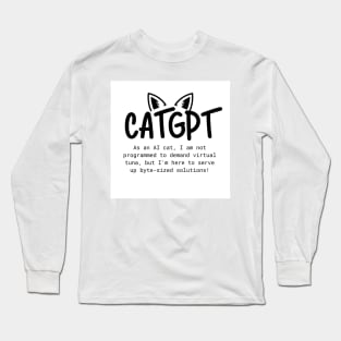 CatGPT Long Sleeve T-Shirt